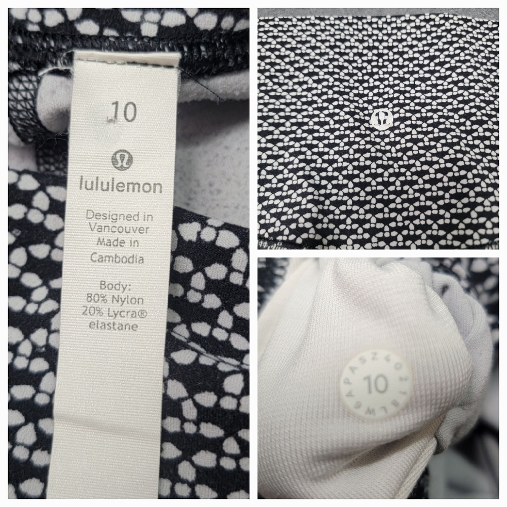 LULULEMON HIGH RISE ALIGN CROPPED LEGGINGS, SIZE 10 - Picture 5 of 8